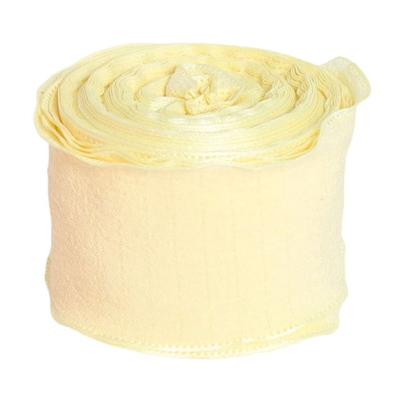 Ribbon - Wide Iridescent Fishtail Organza Ribbons, 1.69" X 2.36" 100% Polyester Sheer Fabric Ribbons for Crafts, Diy Jewelry & Hair Bows, Party & Wedding Garland Decorations