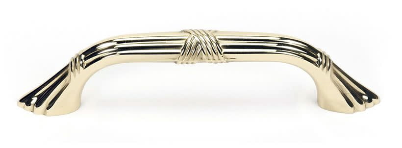 Alno 4-3/4" Cabinet Pull - Polished Brass
