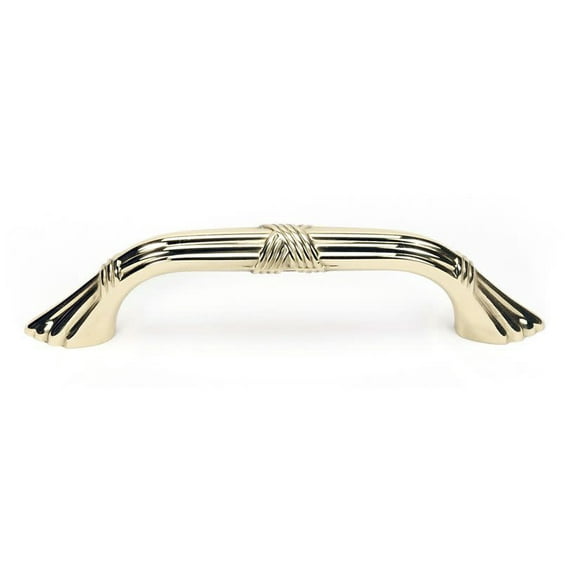 Alno 4-3/4" Cabinet Pull - Polished Brass