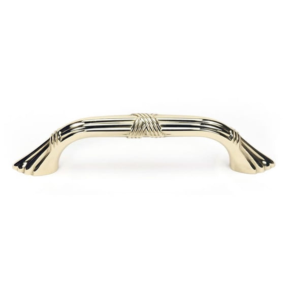 Alno 4-3/4" Cabinet Pull - Polished Brass