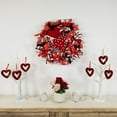 thumbnail image 1 of Northlight Ribbon and Twig Valentine's Day Wreath - 17", 1 of 7