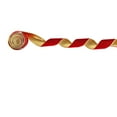 thumbnail image 1 of Ribbon for Gift Wrapping 2.5 Inch Khaki Crushed Velvet Wired Edges Christmas Ribbon for Gift Wrapping Supplies, 1 of 7