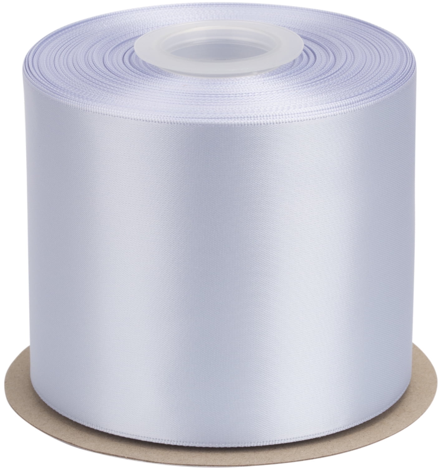 Ribbonitlux Bluebell Satin Ribbon 4 inch Double Sided Quality Satin for Weddings, Invitations, Sashes, Crafts, Apparel, Headbands - 50 Yds/roll