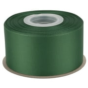Ribbonitlux Grosgrain Ribbon 2 Inch x 25 Yards – Premium Polyester Craft Ribbon for Hair Bows, Gift Wrapping, Weddings & DIY – Solid Forest Green(#587) – 1 Roll