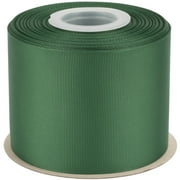 Ribbonitlux Grosgrain Ribbon 3 Inch x 25 Yards – Premium Polyester Craft Ribbon for Hair Bows, Gift Wrapping, Weddings & DIY – Solid Forest Green(#587) – 1 Roll