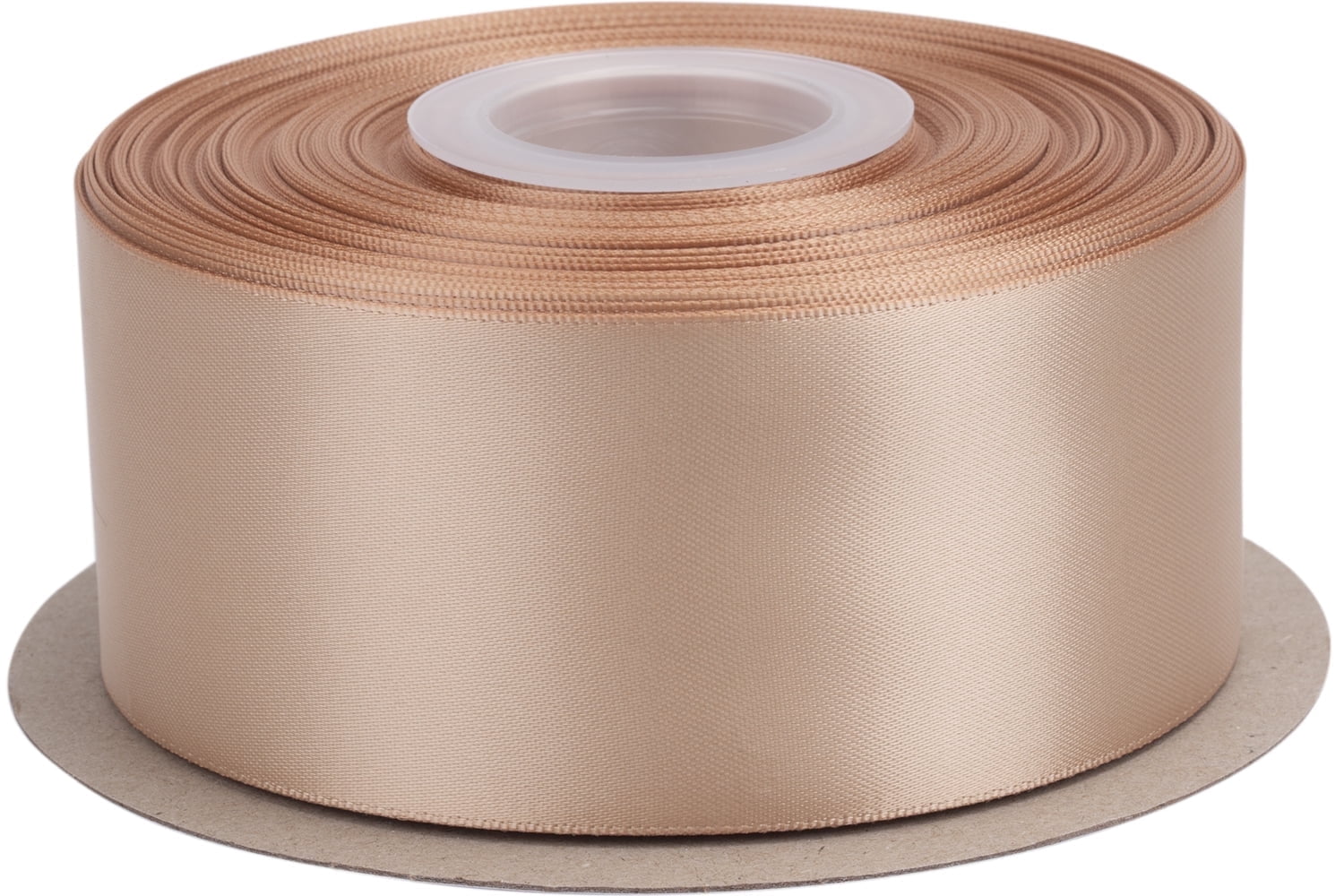Garment Ribbon Ribbonitlux Tan Satin Ribbon 2 inch Double Sided Quality Satin for ...