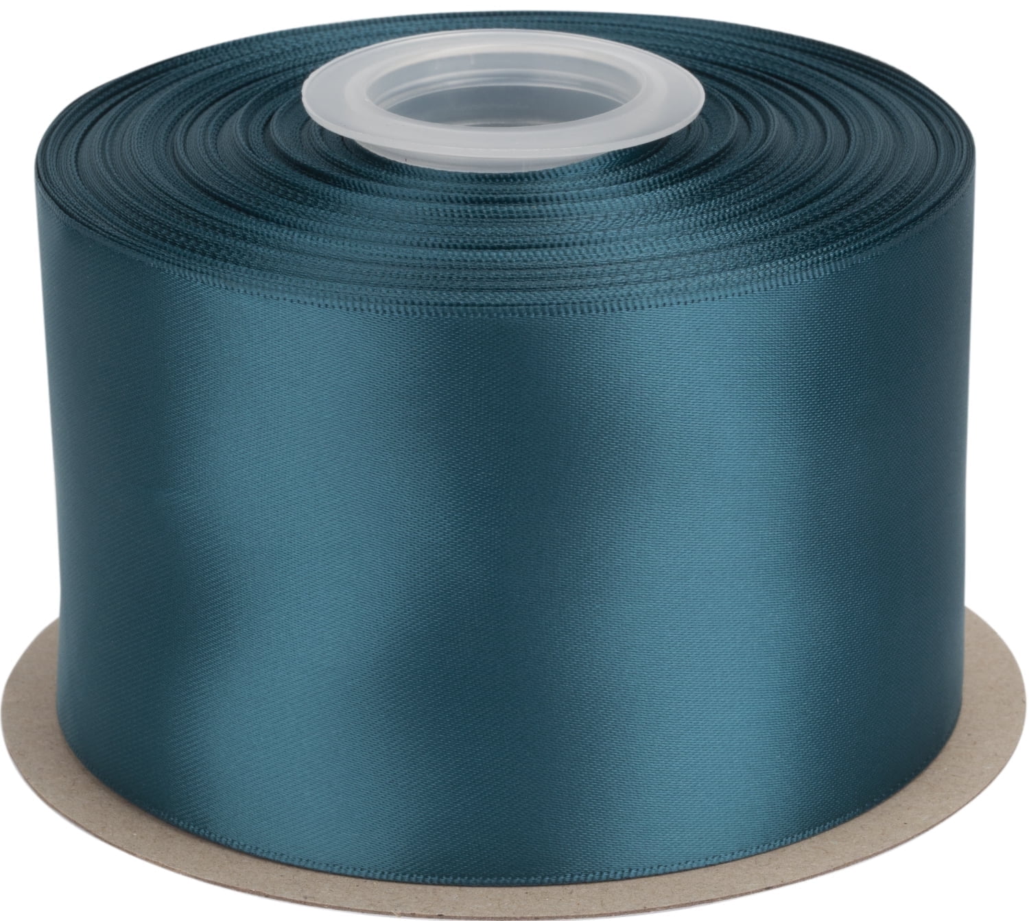 Ribbonitlux Teal Satin Ribbon 3 inch Double Sided Quality Satin for ...