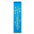 thumbnail image 1 of RibbonsNow Excellent Attendance Ribbons - 100 Flat Bookmark Style Ribbons (No Card & String), 1 of 2