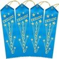 thumbnail image 1 of RibbonsNow Excellent Attendance Ribbons - 100 Island Blue Ribbons with Card & String, 1 of 2