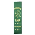 thumbnail image 1 of RibbonsNow Science Fair Participant Ribbons - 100 Green Bookmark Style Ribbons, 1 of 2
