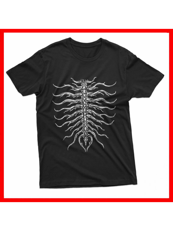 Ribcage Spine Vintage Gothic Skeleton Anatomy Unisex T-Shirt Size S-5XL