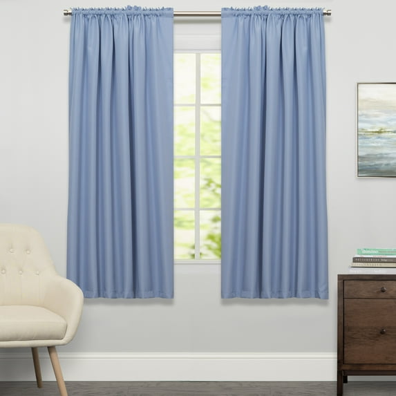 Ribcord Tailored Window Curtain Single Panel 63"x54"