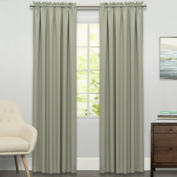 Ribcord Tailored Window Curtain Single Panel 84"x54"