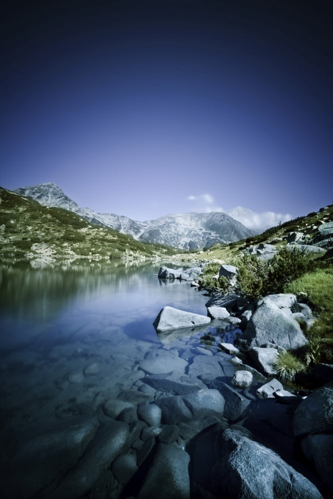 Ribno Banderishko River in Pirin National Park Bansko Bulgaria Canvas Art - Evgeny KuklevStocktrek Images (23 x 35)