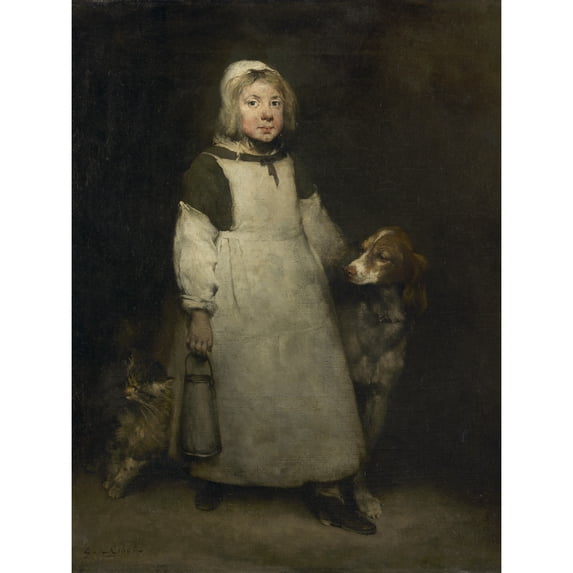 Ribot The Little Milkmaid Extra Large XL Wall Art Poster Print