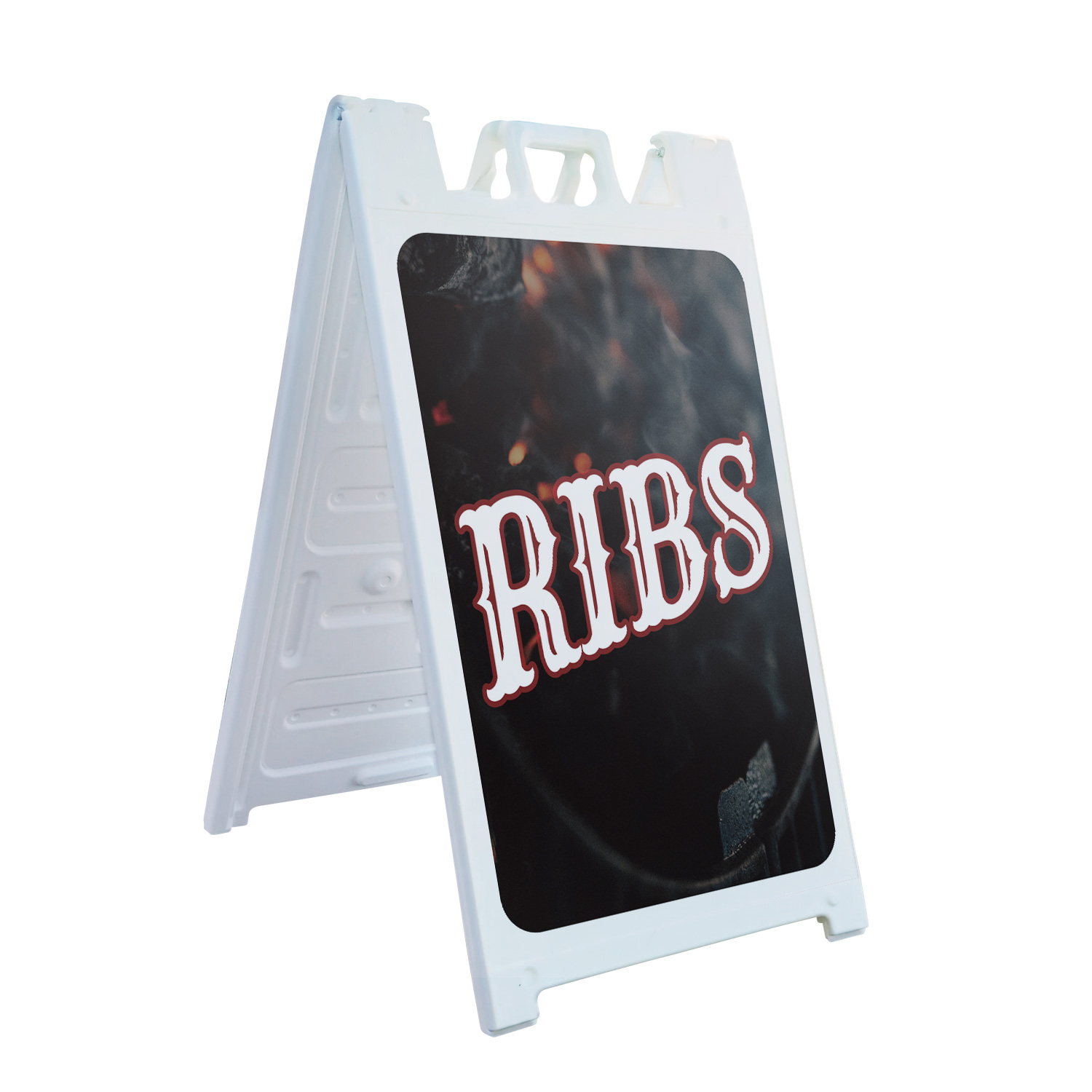 White Rib Sign Ribs 24
