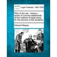thumbnail image 1 of Ribs of the Law: Being a Series of Concise Statements of the Outlines of Legal Study for the Service of Law Students. (Paperback), 1 of 1