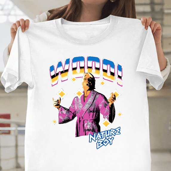 Ric Flair Nature Boy Vintage Professional Wrestling Legend Unisex T-Shirt, up to size 3XL.