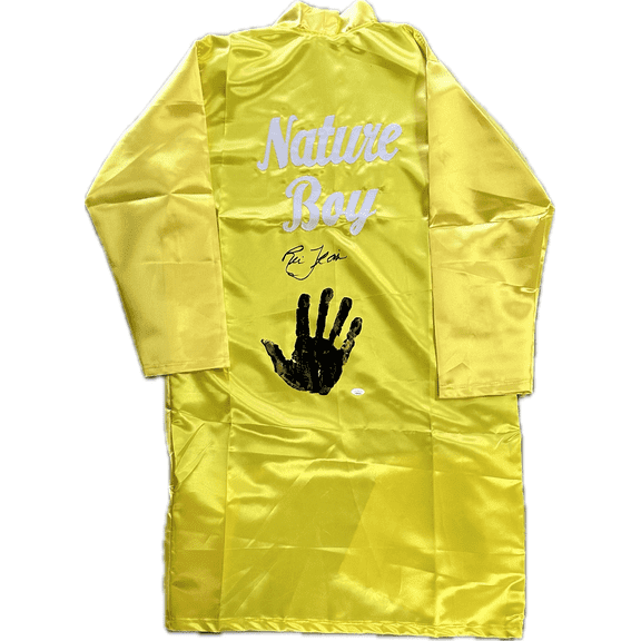 Ric Flair Signed Autographed & Personal Chop Handprint Yellow Robe JSA Authentic