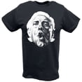thumbnail image 1 of Ric Flair White Face Profile Mens Black T-shirt, 1 of 4