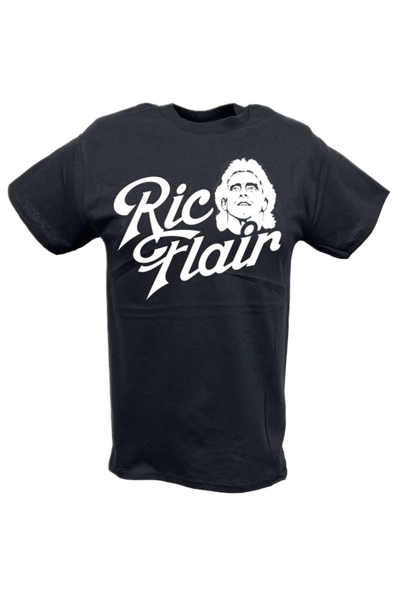 Ric Flair White Logo Headshot T-shirt