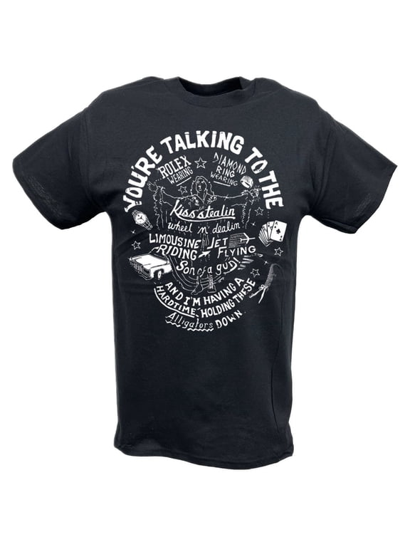 Ric Flair Your'e Talking To Kiss Stealin Black T-shirt
