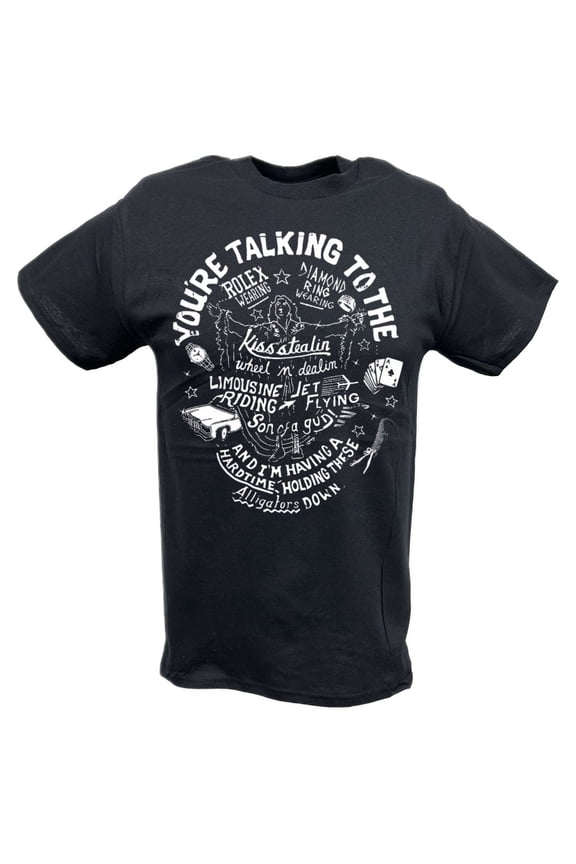 Ric Flair Your'e Talking To Kiss Stealin Black T-shirt