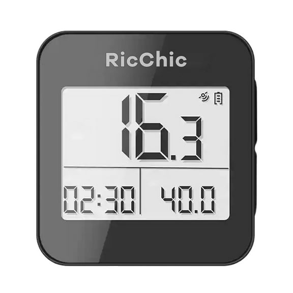 RicChic Speedometers,Wireless Cycling Computer with Automatic Backlight, Bicycle Speedometer Odometer with Waterproof and Lager Battery, Provide Professional Data Analysis