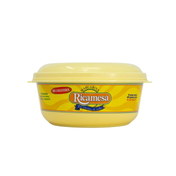 Ricamesa, Margarine, Shelf Stable Full 15 oz Plastic Tub