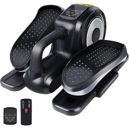 Rican Under Desk Elliptical Machine,Elipsefit Leg Exerciser Electric Equipment,Ellipse Leg Exerciser with Remote Control,Quiet Suitable for Seniors and Adults,Black