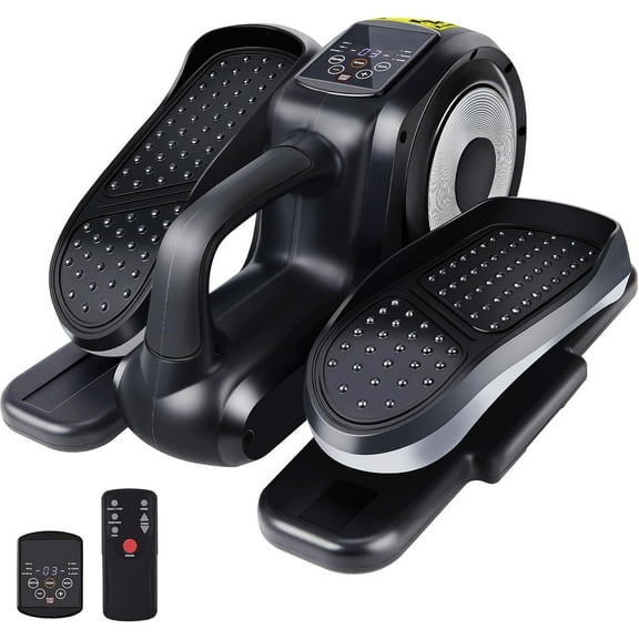 Rican Under Desk Elliptical Machine,Elipsefit Leg Exerciser Electric Equipment,Ellipse Leg Exerciser with Remote Control,Quiet Suitable for Seniors and Adults,Black