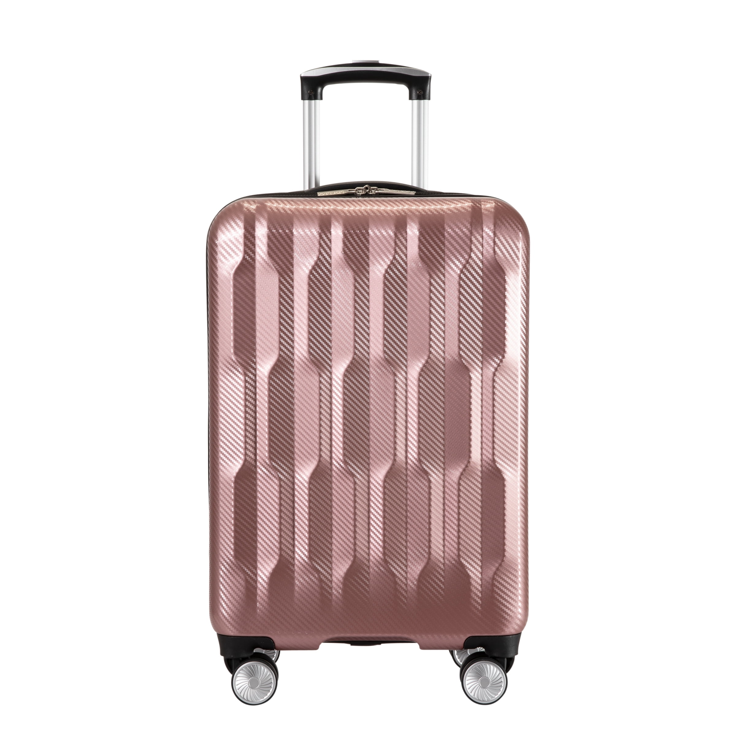 Ricardo Beverly Hills Anchor Bay Hardside 21" Expandable Carry-on Spinner Luggage, Rose Gold