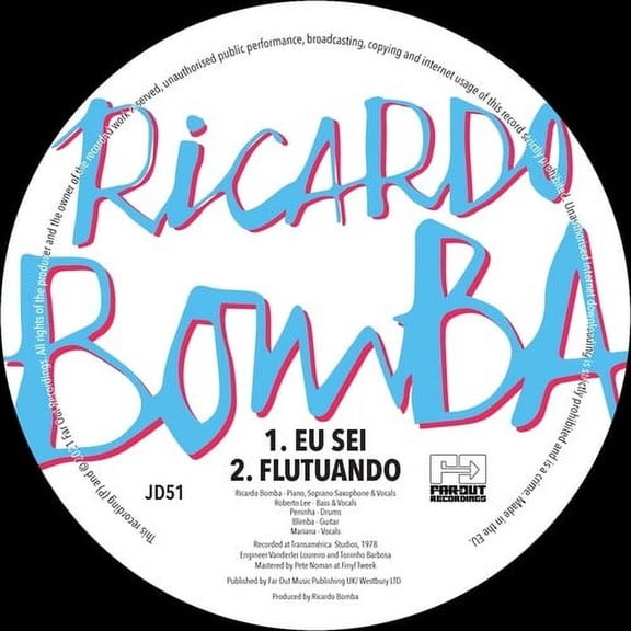 Ricardo Bomba - Eu Sei / VFlutando - Music & Performance - Vinyl [7-Inch]