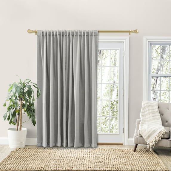 Ricardo Grand Pointe Rod Pocket Patio Panel w/Back Tabs & Wand