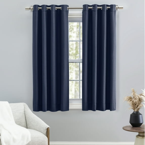 Ricardo Grasscloth Lined Grommet Panel w/Wand