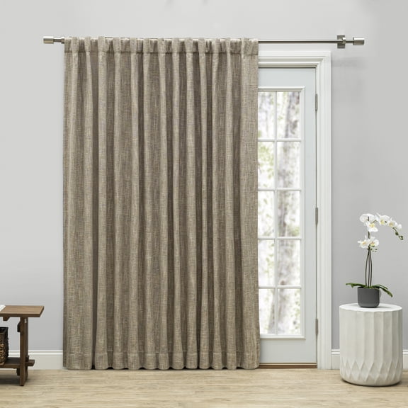 Ricardo Haven 100% Blackout Rod Pocket with Back Tabs Patio Panel with Wand