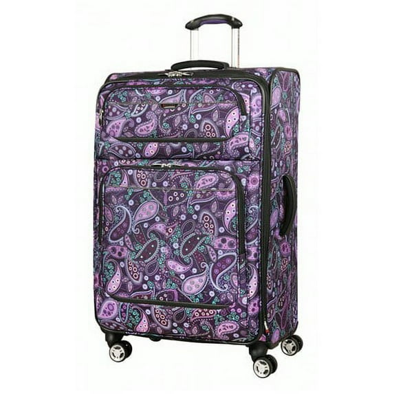 Ricardo Luggage Mar Vista 28-In 4W Exp Upright-Purple Paisley Mar Vista 28-In 4W Exp Upright