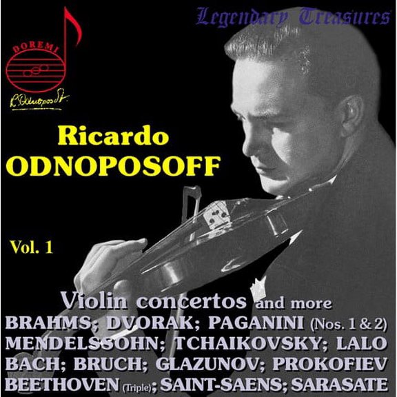 Ricardo Odnoposoff - Legendary Treasures: Ricardo Odnoposoff 1 - Music & Performance - CD
