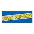 thumbnail image 1 of Ricas Pupusas 24" x 9" Decal | Advertise Your Business | All Weather Can Apply To Any Surface | Cheese Pork Refried Beans | Made in The USA, 1 of 3