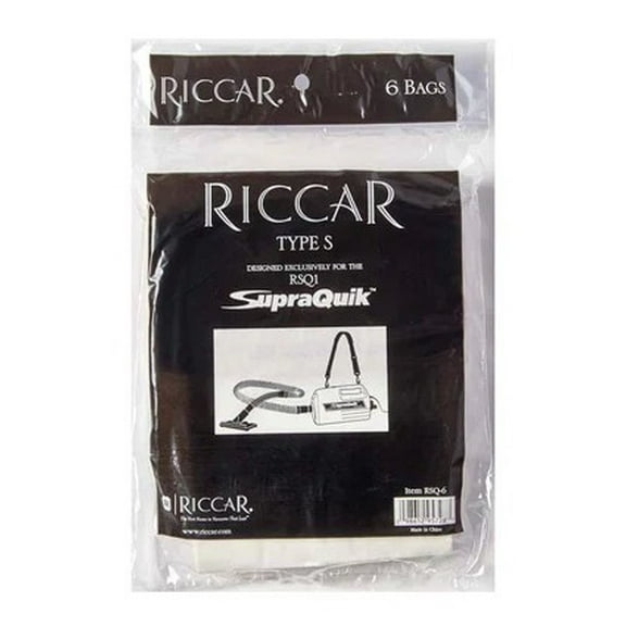 Riccar EcoPure SupraQuik Paper Bags (6 Pack)