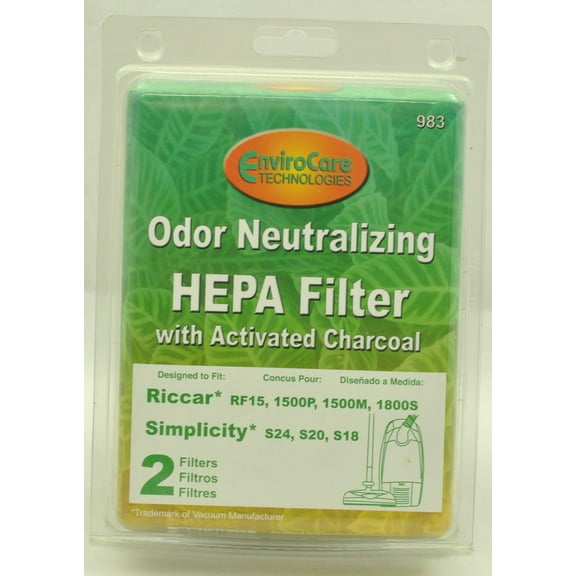 Riccar RF15, Simplicity S24 Vacuum Cleaner Filter 983