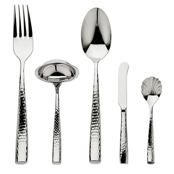 Ricci Argentieri Anvil 18/10 Stainless Steel 5pc. Hostess Set