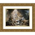 thumbnail image 1 of Ricci, Sebastiano 24x19 Gold Ornate Wood Framed with Double Matting Museum Art Print Titled - The Resurrection, 1 of 4