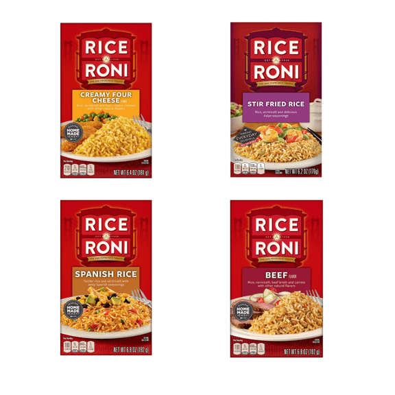 Rice-A-Roni 8-Box Variety Pack  Classic Flavors in Every Bite