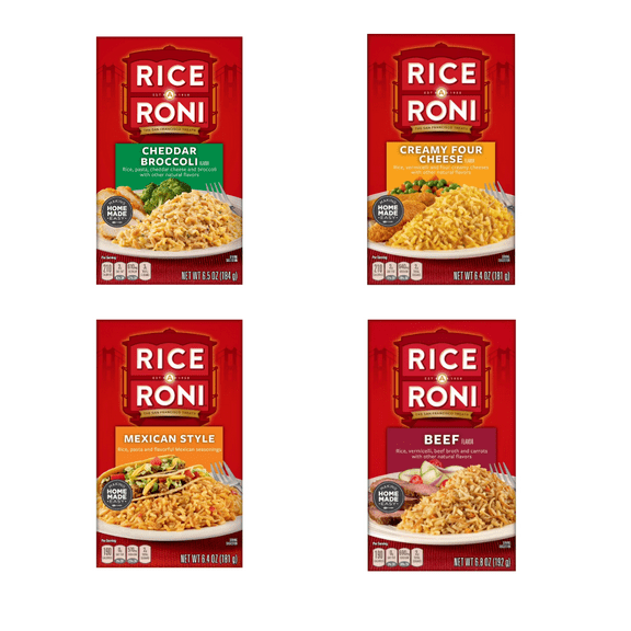 Rice-A-Roni 8 Count Flavored Rice Variety Pack – Fast, Flavorful & Filling