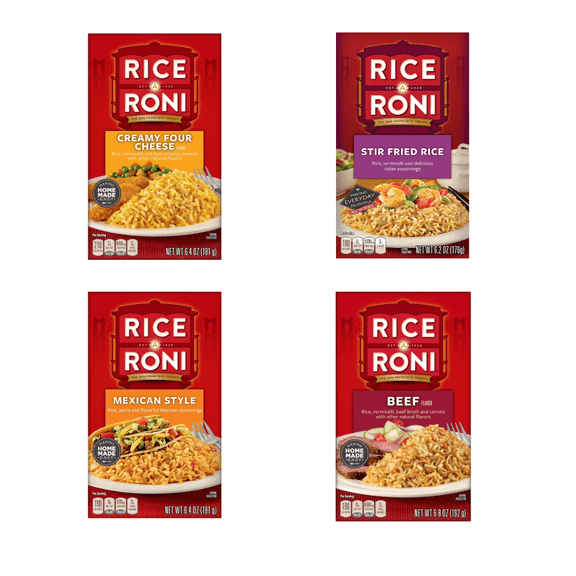 Rice-A-Roni 8-Count Variety Pack Flavor Feast  Quick Cook Rice Dishes
