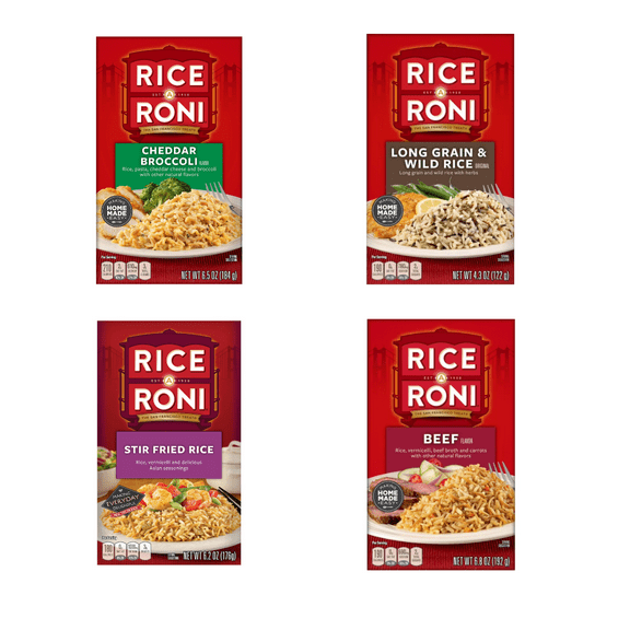 Rice-A-Roni 8 Flavor Mix Variety Pack – Quick Sides for Busy Nights