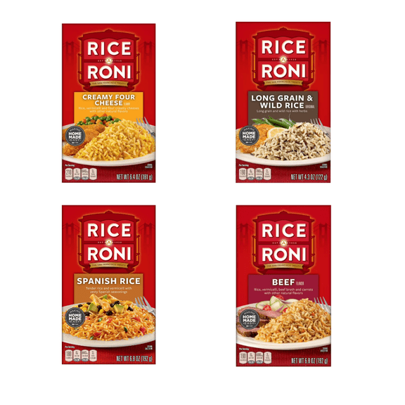 Rice-A-Roni 8-Variety Pack Flavor Family Side Pack  Quick & Satisfying Meals
