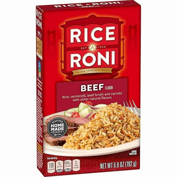 Rice A Roni, Beef, Rice Mix, 6.8 oz ( Pack of 3 )