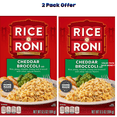 thumbnail image 1 of Rice-A-Roni Cheddar Broccoli Flavor Rice, 6.5 oz Cardboard , Packaged Meal, Dry Uncooked Rice ( 2 Pack ), 1 of 7